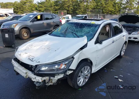 2013 Honda Accord Ex-L из США, поврежденный, VIN 1HGCR2F83DA207897